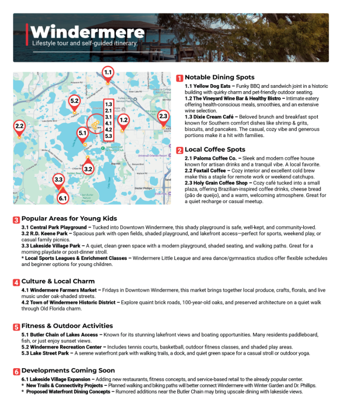 Windermere City Guide